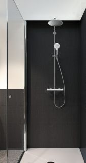 Душевая стойка Hansgrohe Crometta S 240 1jet Showerpipe 27267000 с термостатом